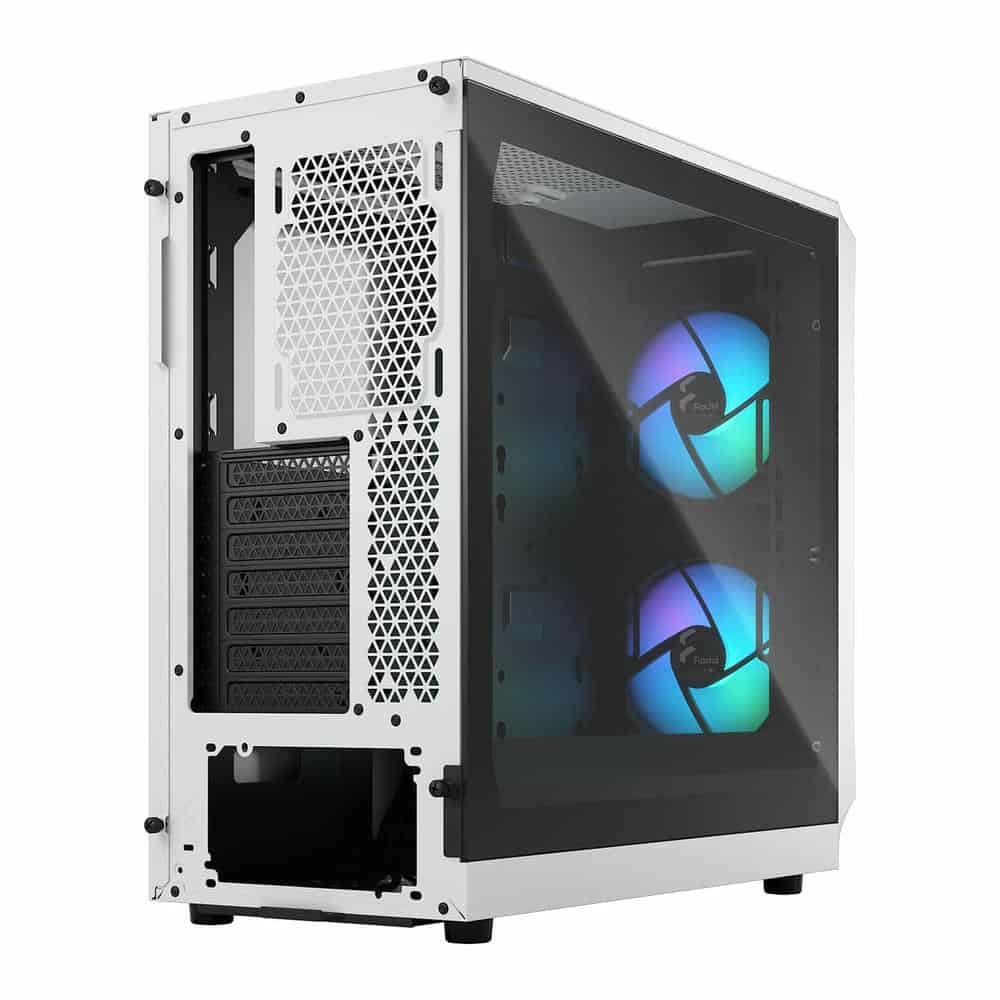 (image for) Fractal Design Focus 2 RGB White Mid Tower Tempered Glass PC Case